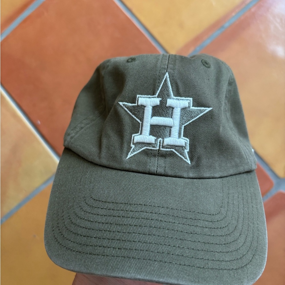 47 Astros Olive Green Baseball Cap Houston Astros Green Hat
